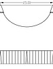 Grosszelt 60x25m-Modul Seitenansicht